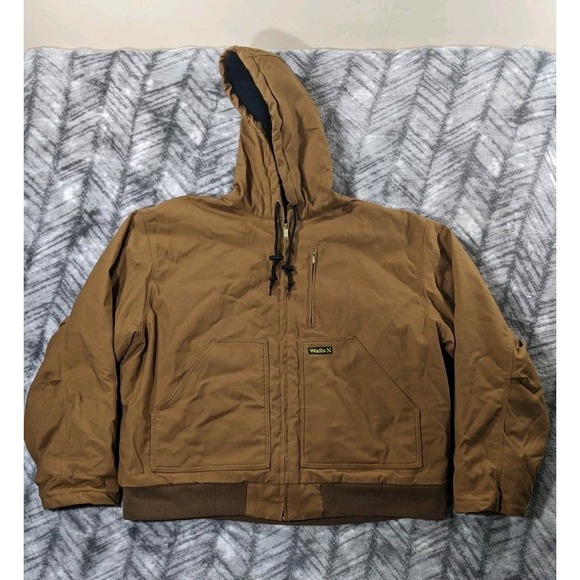 Walls Other - Walls Workwear Insulated Canvas Jacket Quilt Lined Mens 2XL Work Chore Barn Coat